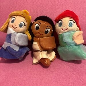 Disney Princess Cutie Cuff Set - 3 cuffs Ariel, Aurora, Pocahontas